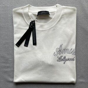 Amiri Men New Casual Cotton T-shirt Size:Large